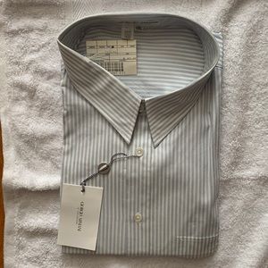 Dress Shirt Pale Blue Strip — New!